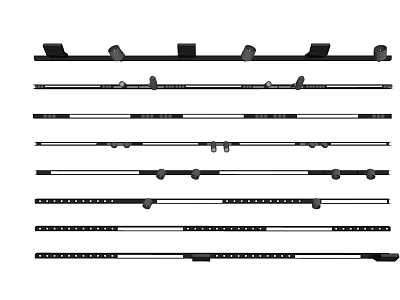 Modern Spotlights Track Lights 3d model