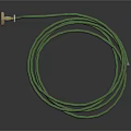 Durable Green Flexible Hose With Metal Connector For Electronic Appliance Use