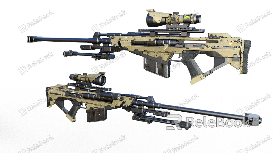 Modern Sniper Rifle model