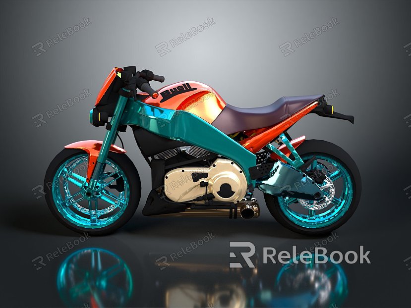 Motorcycle Two-wheeled Motorcycle Cross-country Motorcycle Road Race Motorcycle Motor Vehicle Transport model