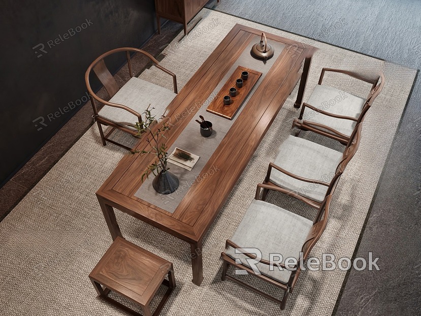 Modern style home tea table and chair model