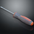 Durable Professional Screwdriver With Gray And Orange Handle Metal Shaft For Home Use