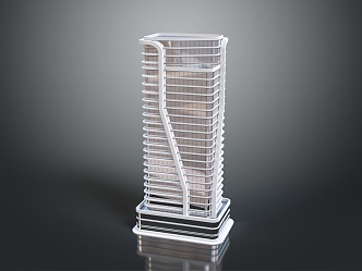 High-rise city high-rise building high-rise building 3d model