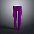 Stylish Purple High Waist Skinny Fit Pants For Women Casual Fashion Look