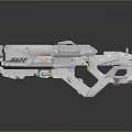 Modern Sci-Fi Gun Sci-Firearms Energy Weapon Sci-Fi Game Gun Game Firearms 3d model
