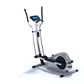 Home Gym Elliptical Trainer With Digital Display Handlebars And Non Slip Pedals
