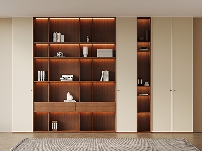 Middle Style Bookcase model