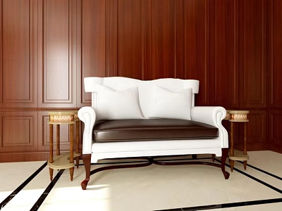 Double sofa 3d model Double sofa 3d model