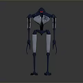 Robot Assistant Small Robot Butler Robot Butler Figure Game Figure 3d model