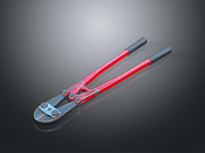 Modern Red And Black Light Fixture Combination For Home Interior Design 3d model