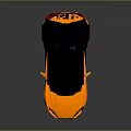 Orange and Black Sports Car With Sleek Design And Sporty Exterior