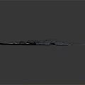 Gray Hair Fabric Material Folded On Black Background Textile