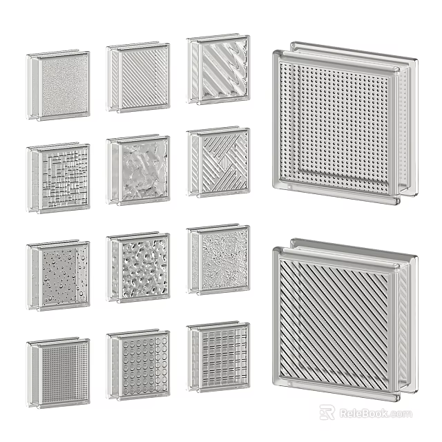 Various Textured Wall Panels With Decorative Patterns And Modern Design Styles For Home 3d model 