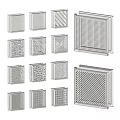 Various Textured Wall Panels With Decorative Patterns And Modern Design Styles For Home