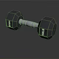 Hexagonal Fitness Dumbbell with 100 LB Weight Plates and Chrome Handle