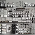 Complete Bathroom Fixtures Set With Sinks Toilets Cabinets And Accessories