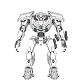 White Humanoid Mech Robot Design With Detailed Armor And Mechanical Structure 3d model