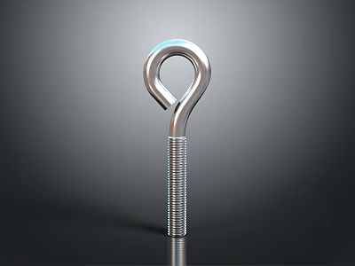 Sleek Silver Metal Lighting Combination With Circular Design And Gradient Background 3d model