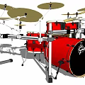 Gretsch Professional Drum Set Musical Instrument With Multiple Drums And Cymbals
