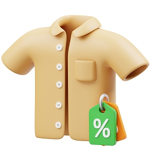 Modern Top Clothes Coat Cartoon Coat 3d model