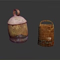 Handcrafted Ceramic Pendants With Colorful Textured Surfaces and Unique Domed Rectangular Shapes
