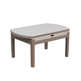 Modern minimalist dining table 3d model