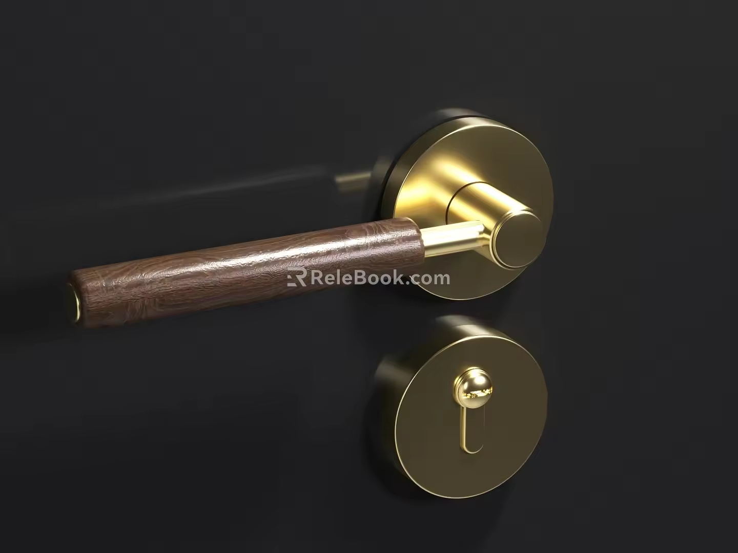 Modern Door Handle 3d model