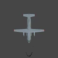 Gray Military Fighter Jet With Red Star Markings Double Propellers And Number 11
