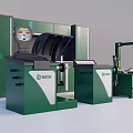 Green Industrial Equipment Featuring Control Panel And Operation Platform Structure