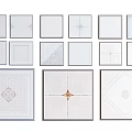 Integrated ceiling combination 3d model