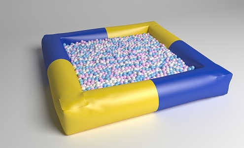 Modern Ball Pool Inflatable Ocean Ball Pool 3d model