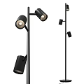 Modern Floor Lamps With Adjustable Heads In Black And White Contemporary Styles