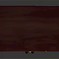 Dark Red Storage Cabinet Furniture With Doors Drawer And Wooden Legs