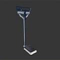 Mechanical Weighing Scale With Metal Frame Black Platform And Dial Indicator
