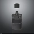 Fashion Clothing Accessories With Metal Cylindrical Design Textured Surface And Holes