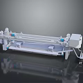 Lathe Machine Tool Lathe Machining Turning Rotary Lathe Modifier CNC Machine Tool PBR 3d model