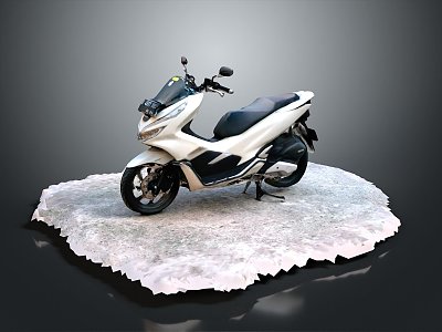 Motorcycle two-wheeled motorcycle off-road motorcycle road race motorcycle motor vehicle transport 3d model