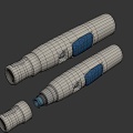 automatic injector 3d model