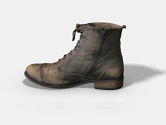 Women's modern boots 3d model