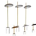 Modern Minimalist Luminaire Combination Minimalist Table Lamp Minimalist Floor Lamp Luminaire Combination 3d model