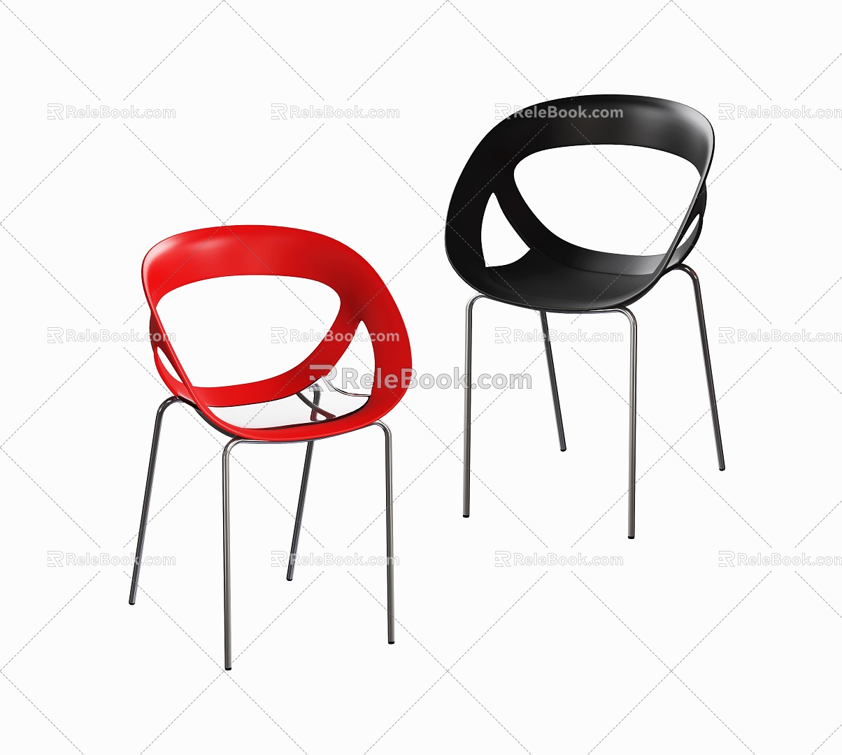 single chair 3d model