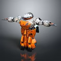 Modern Robot Mech Warrior Mech Soldier Machine Battlearm Mechanical Battlearm 3d model