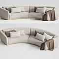 Modern edra multiplayer sofa 3d model