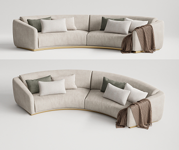 Modern edra multiplayer sofa 3d model