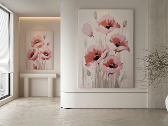 modern decorative painting 3d model