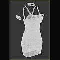 Elegant Yellow Spaghetti Strap Bodycon Dress With Gold Bracelet Accessories