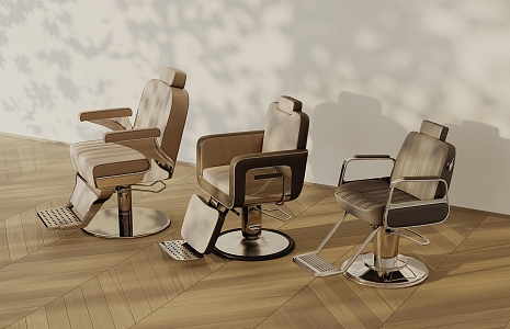 Modern Barber Chair 3d model