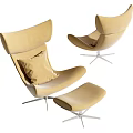 Minotti single sofa 3d model