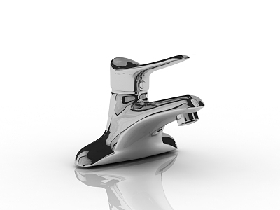 Modern faucet 3d model