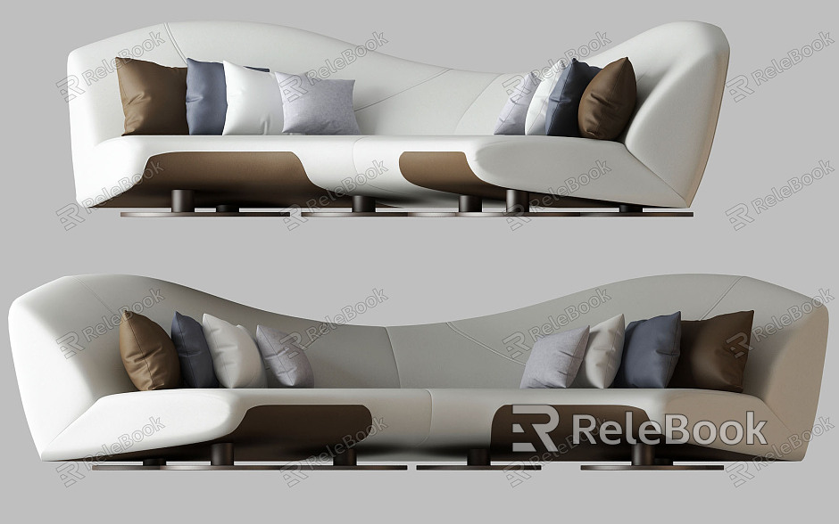 modern double sofa sofa model